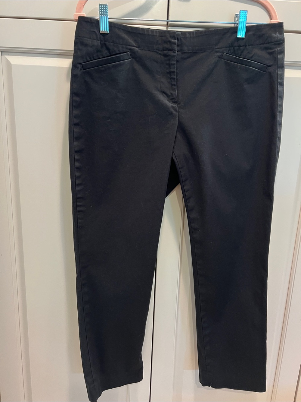 J.Jill Black Straight-Leg Women's petite size 10 Pants. 16.75 by 22 👍